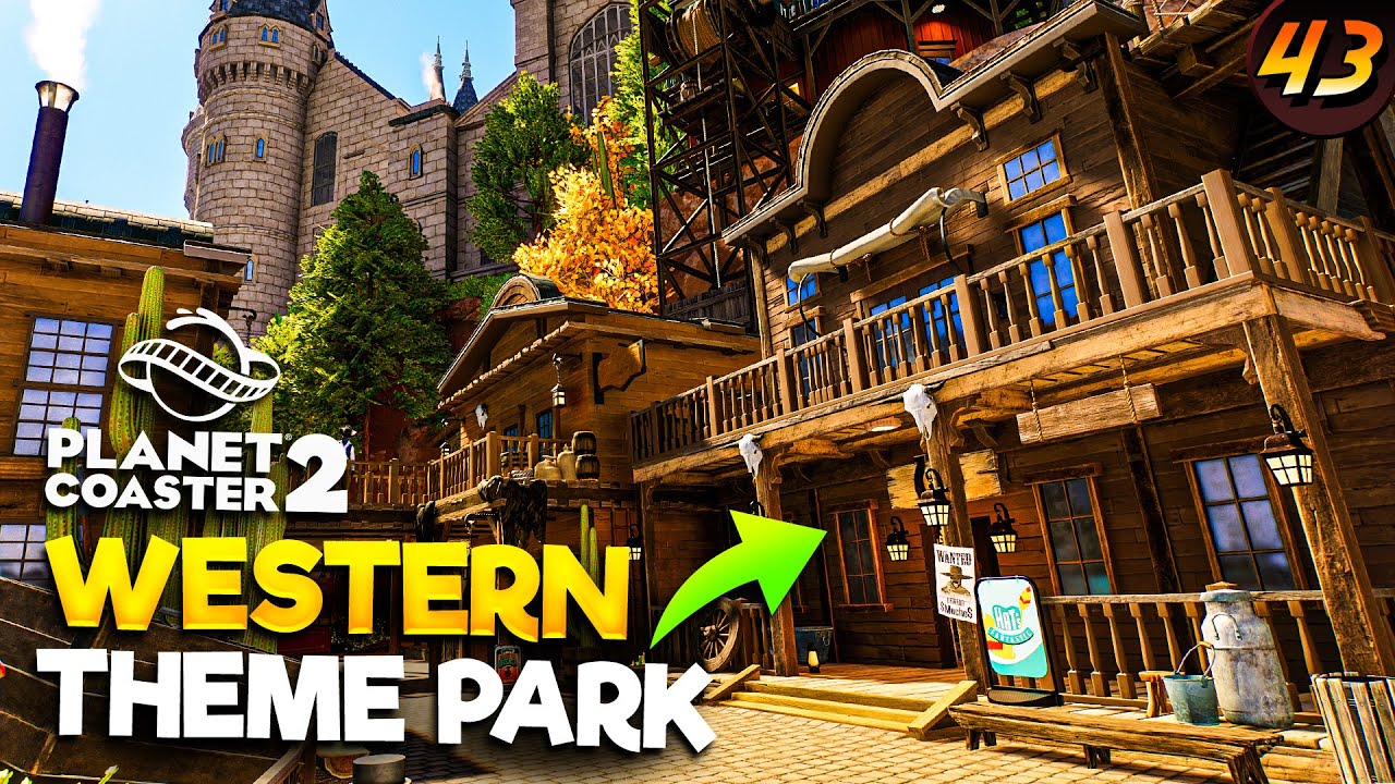 I Built a WESTERN AREA in Planet Coaster 2! (#43)