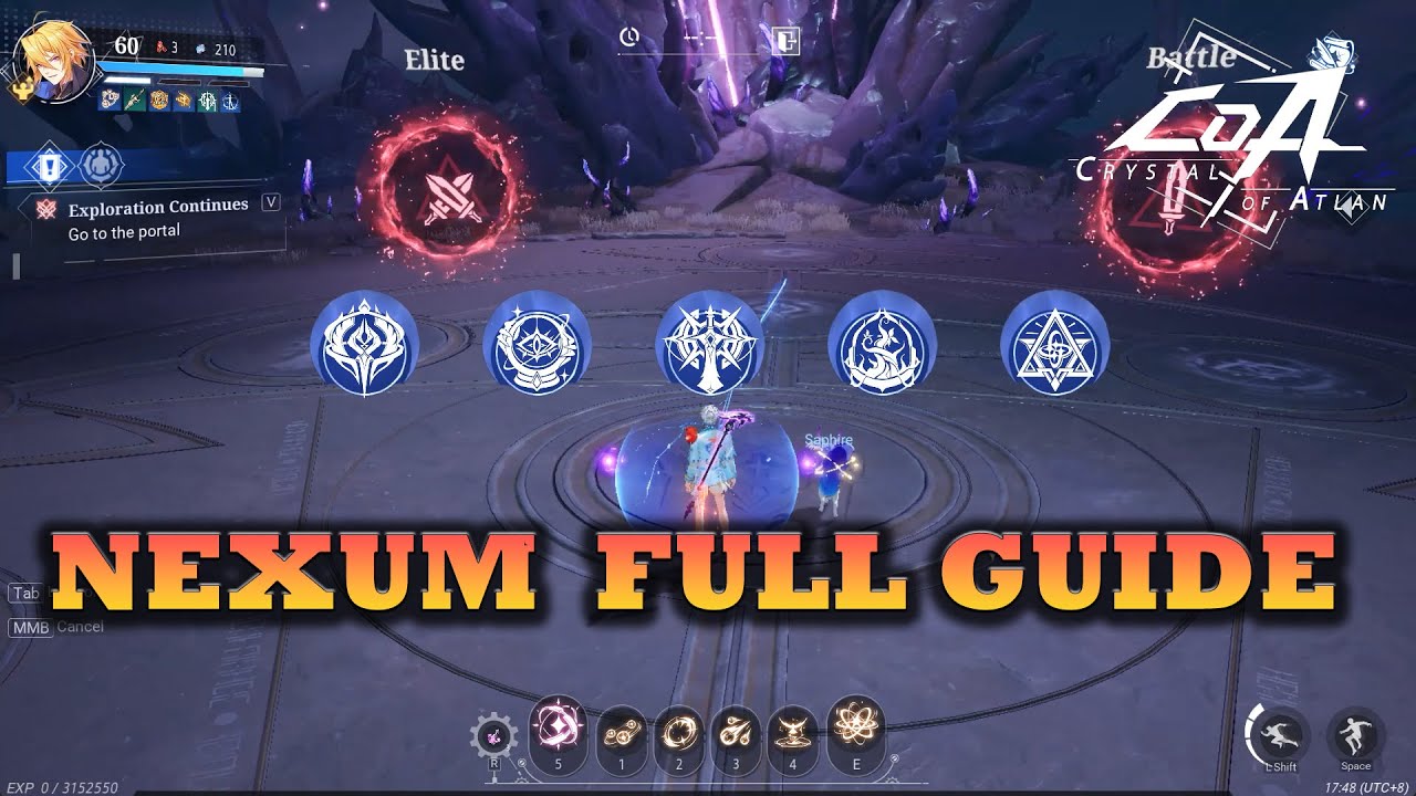 NEXUM Lv.1 FULL GUIDE - Mysterious Realm | Crystal of Atlan