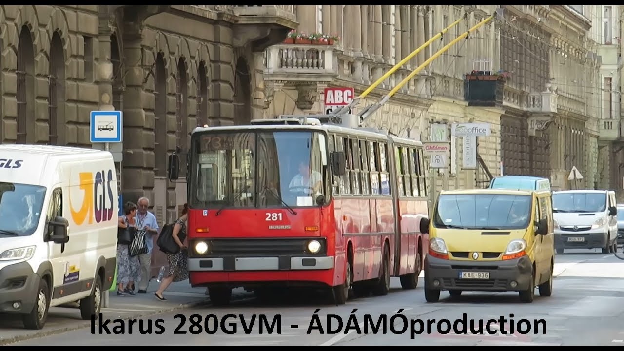 Ikarus 280 GVM trolibuszok Budapesten (HD) 1.rész