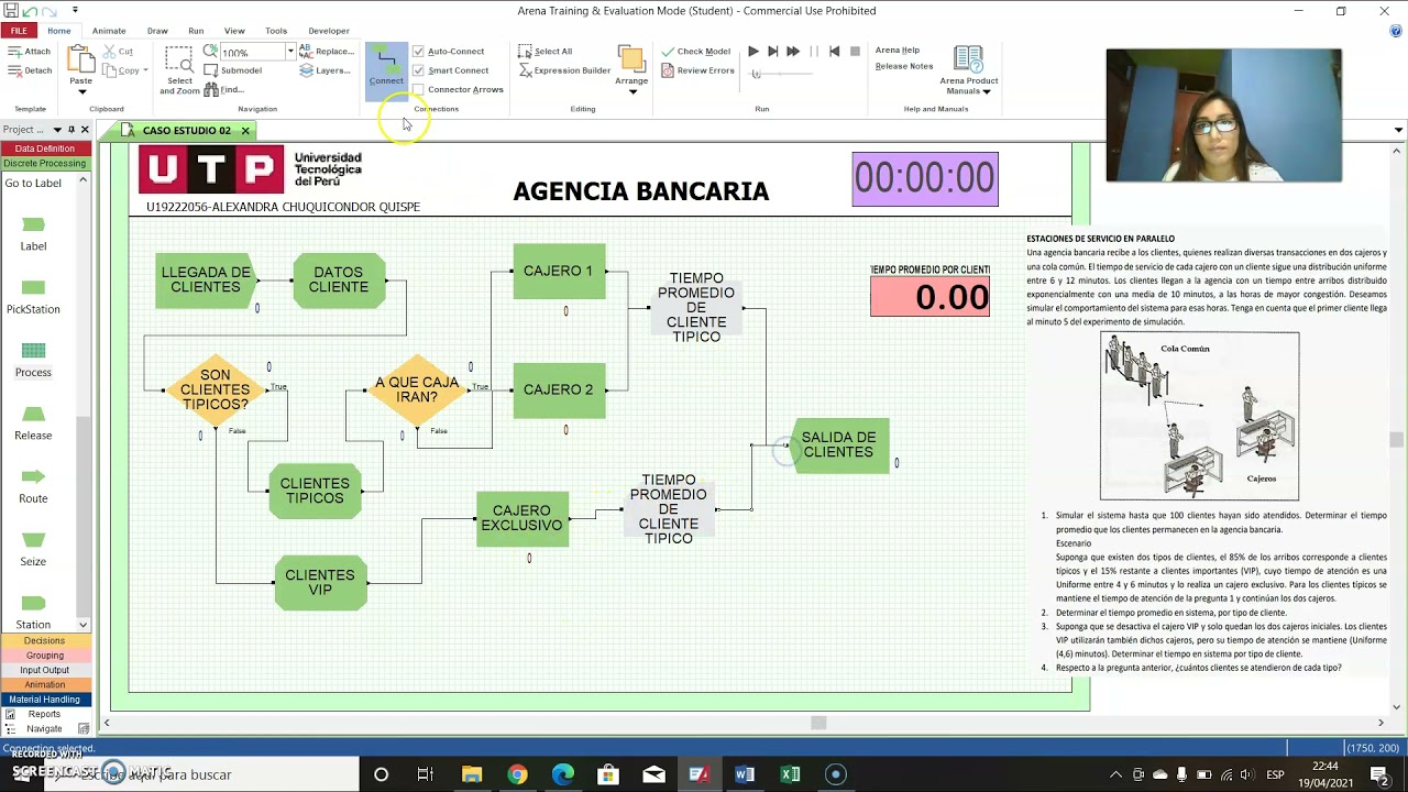 UTP CASO DE ESTUDIO 02 - SIMULADOR ARENA
