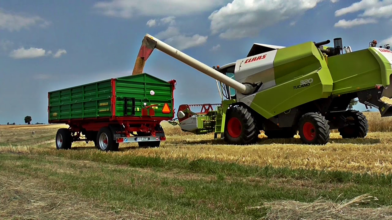 Żniwa 2018 Jęczmień Ozimy Claas Tucano 320 Arion 440