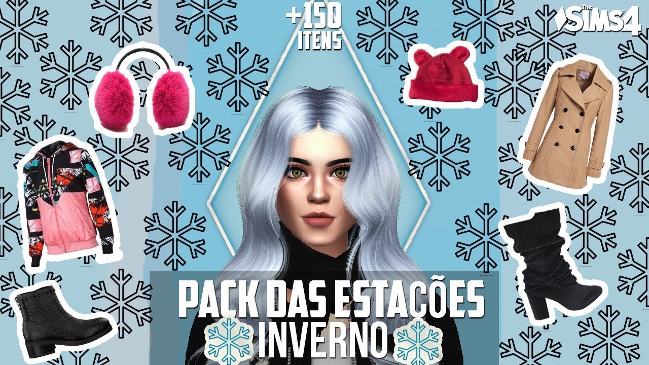 PACK DE INVERNO: Você quer brincar na neve? || The Sims 4 || Tami Saops