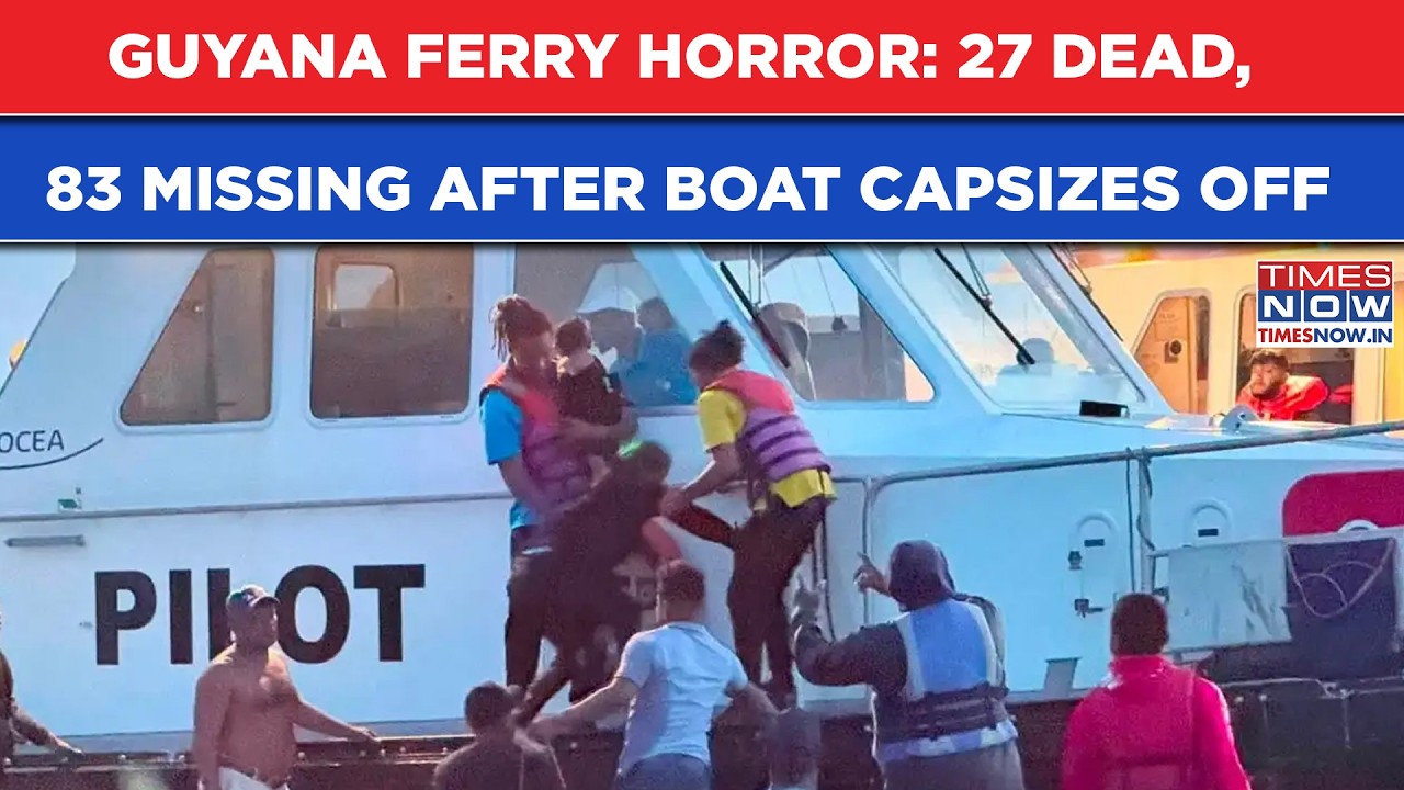 Guyana Ferry Horror: 27 Dead, 83 Missing; Captain Fails Drug Test After Boat Capsizes Off Coast