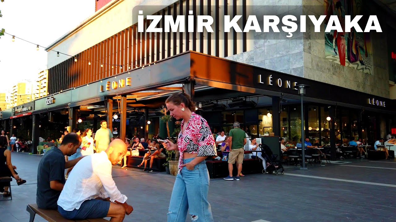 Izmir Walking Tour: Malls & Mavişehir Coast in Karşıyaka | Travel Turkey 2022 | 4K UHD 60fps