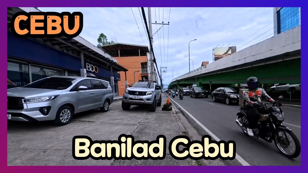POV Walk Banilad Cebu - Real Road Scenes and Sidewalk Life in the Philippines