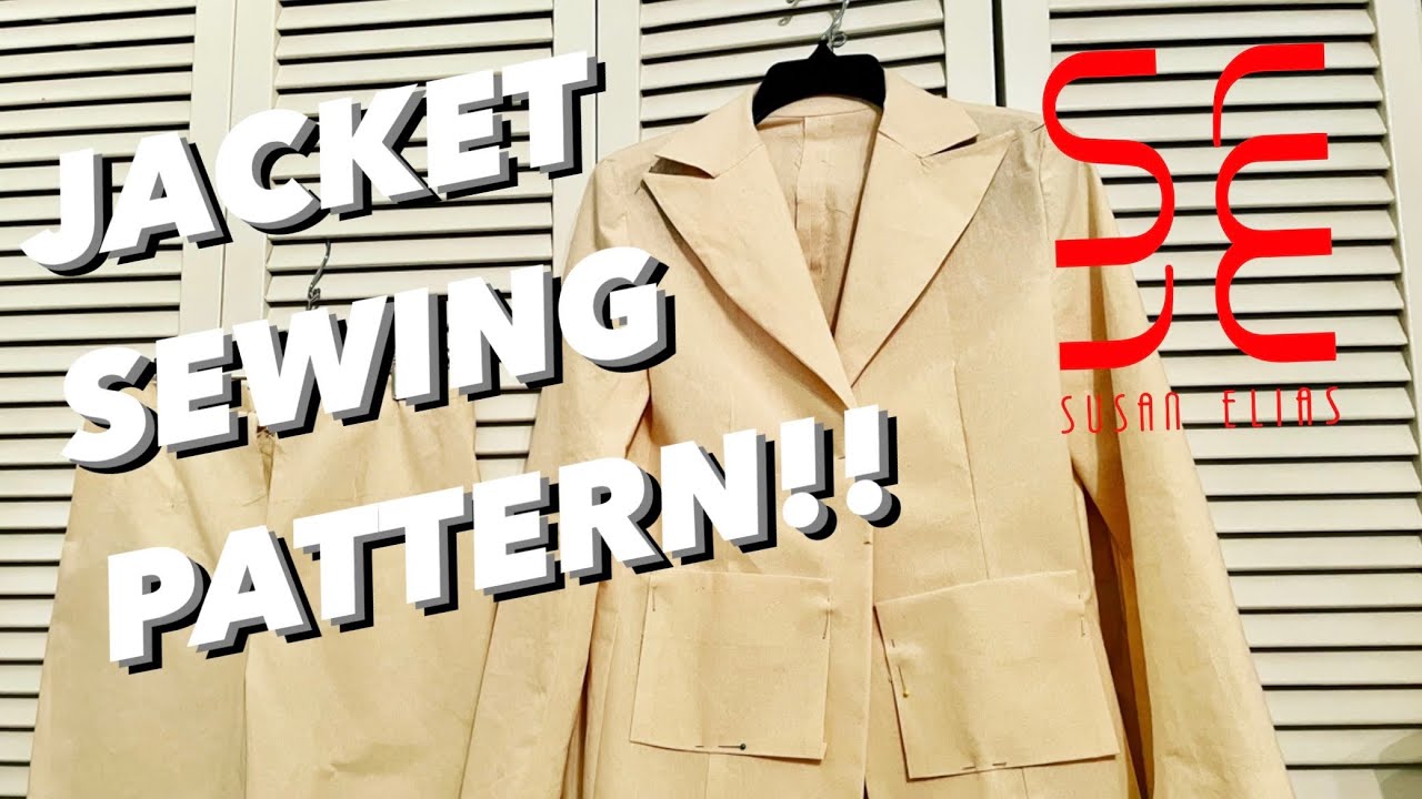 Making a Jacket Sewing Pattern w/ a Peaked Collar!
