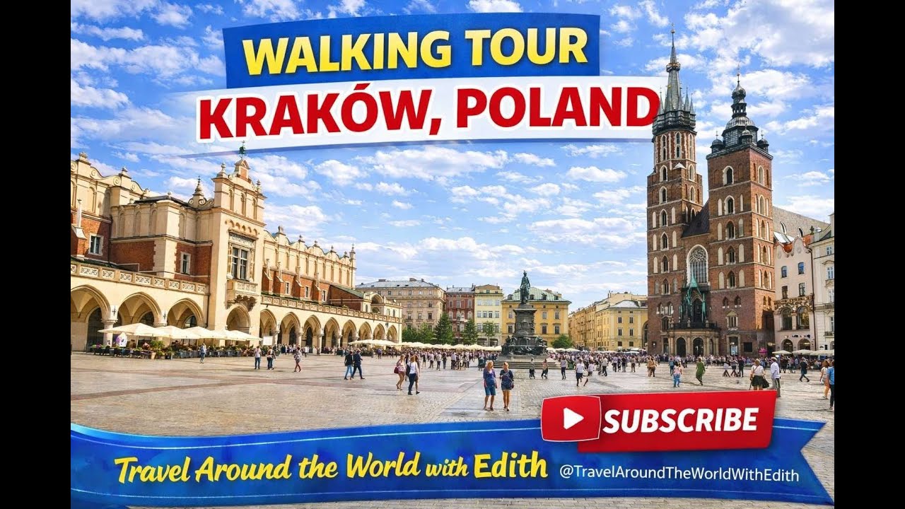 Walking Tour Krakow in January 2026 🏛️ 🇵🇱