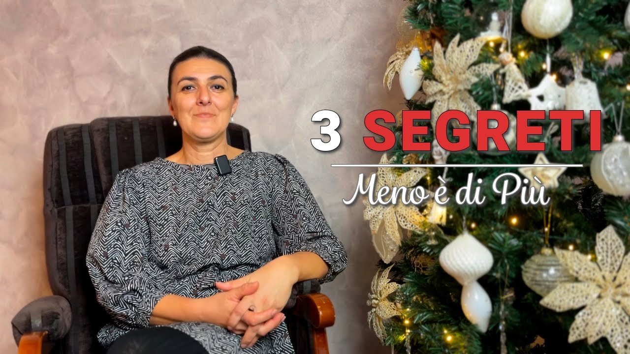 3 SEGRETI per una vita migliore - Minimalismo