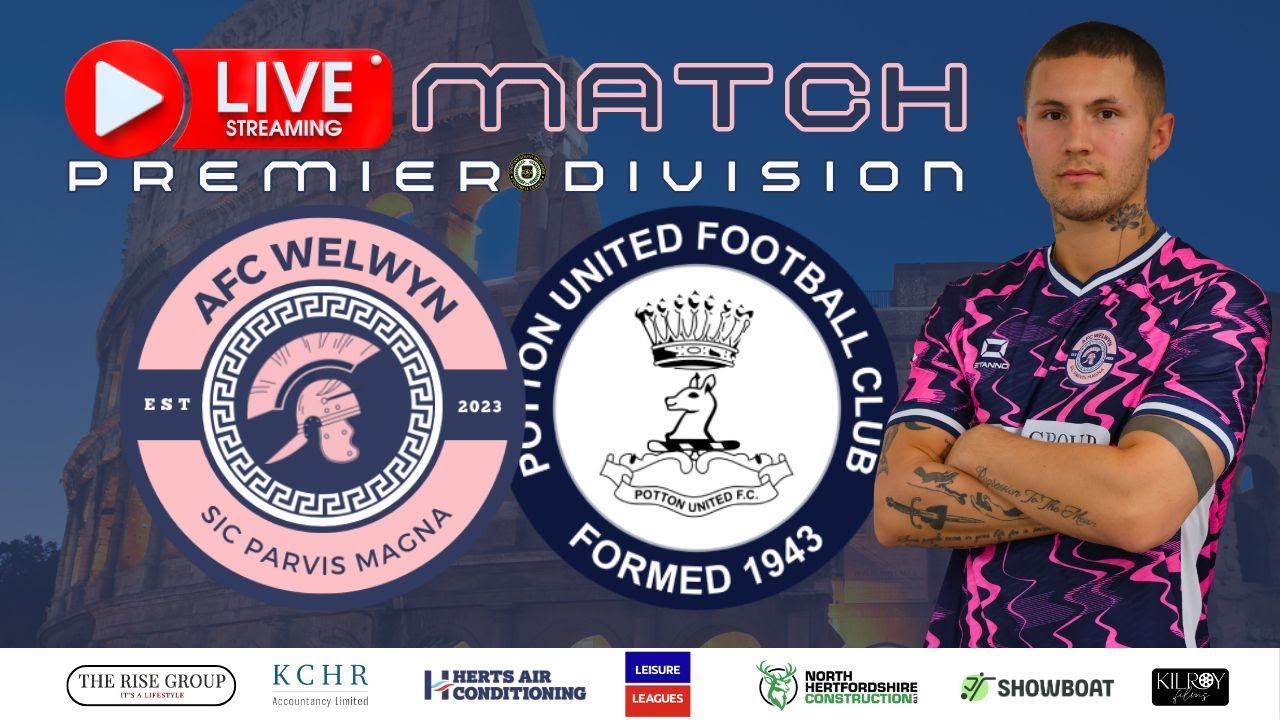 AFC Welwyn Vs Potton Utd | LIVE MATCH