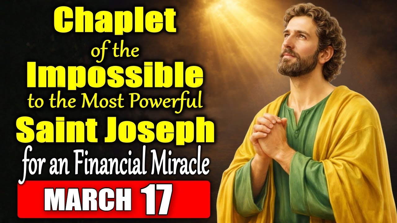 🌟 PRAY THIS NOW 🌟 Saint Joseph Chaplet for an Impossible Financial Miracle 💰
