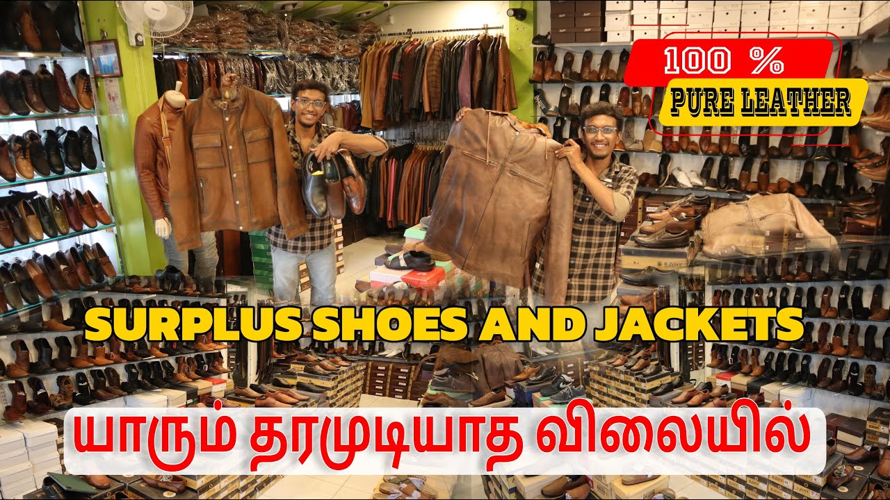 100% Pure Leather | Leather Jackets Factory , Shoes | Rs 80/- Only | Jacket Wholesale Market Making