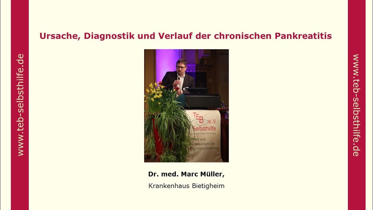 Ursache, Diagnostik und Verlauf der chronischen Pankreatitis