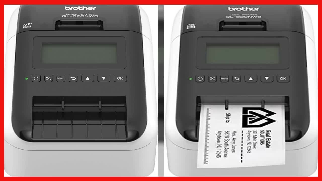Обзор принтера этикеток Brother QL-820NWB: быстрая, гибкая печать и полноцветные этикетки.