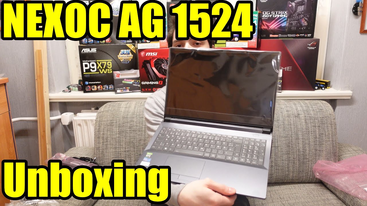 NEXOC AG 1524 Gaming Notebook - Unboxing - Computer 46 [DE] [4K]