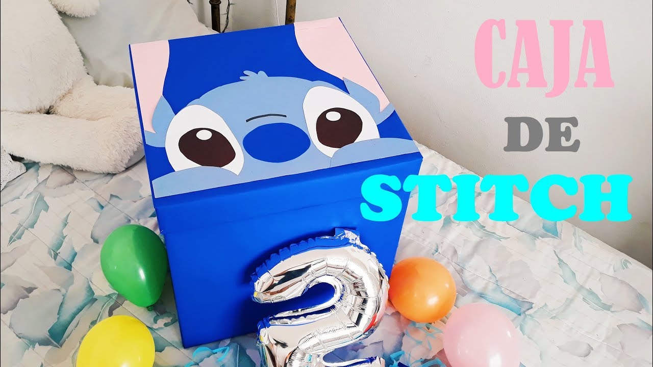 DIY ♡ CAJA SORPRESA GIGANTE DE STITCH | Erandy Paz