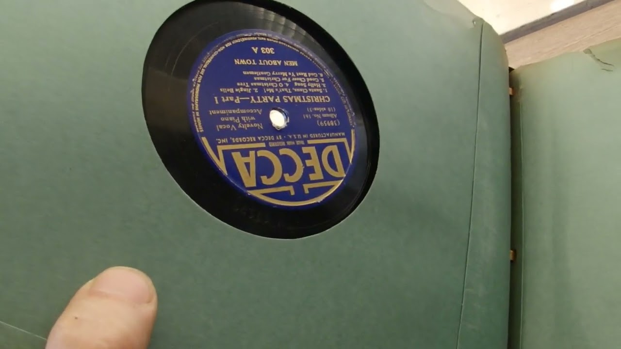 The Master Voice RCA Victor 78 rpm Music book collection Bing Crosby Dorris Day and orchestra.