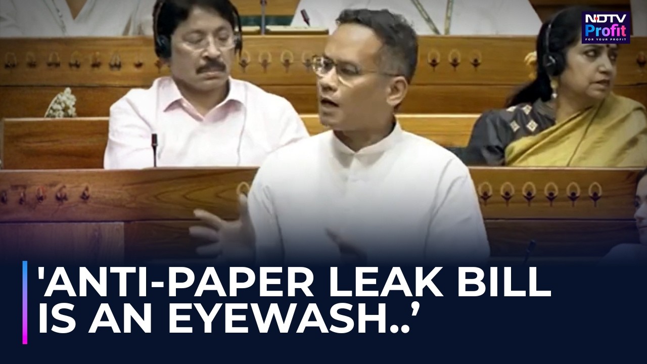 Congress MP Gaurav Gogoi Slams Anti-Paper Leak Bill: 'Government Not Serious'