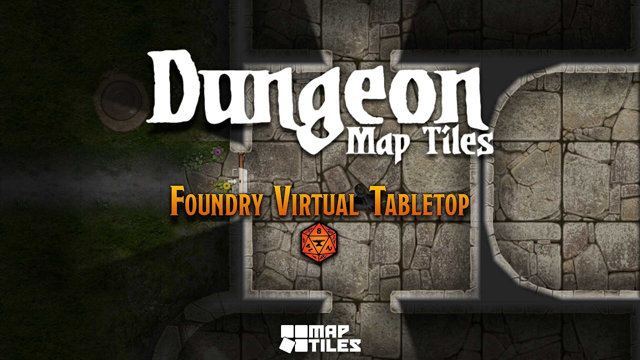 Dungeon Map Tiles in FoundryVTT