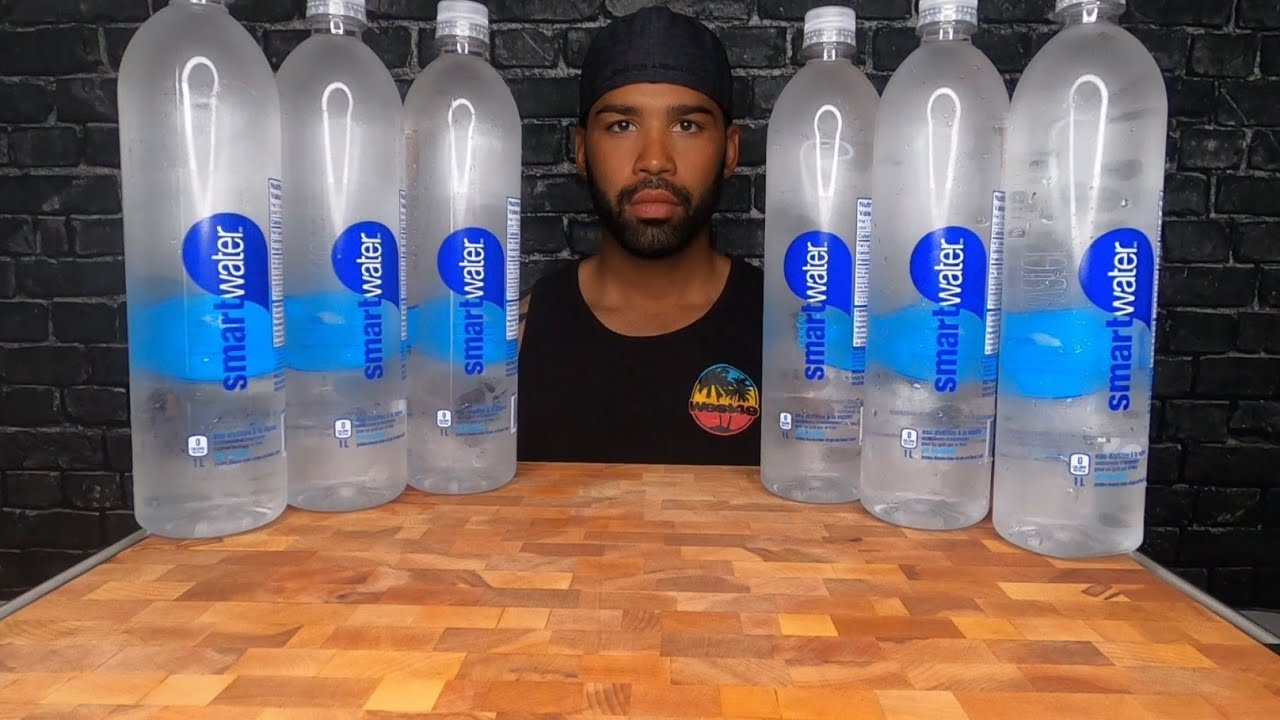 (ASMR) WATER MUKBANG