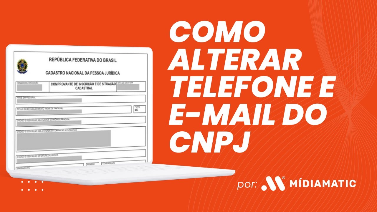 Como Alterar Telefone e E-mail do Cartão CNPJ