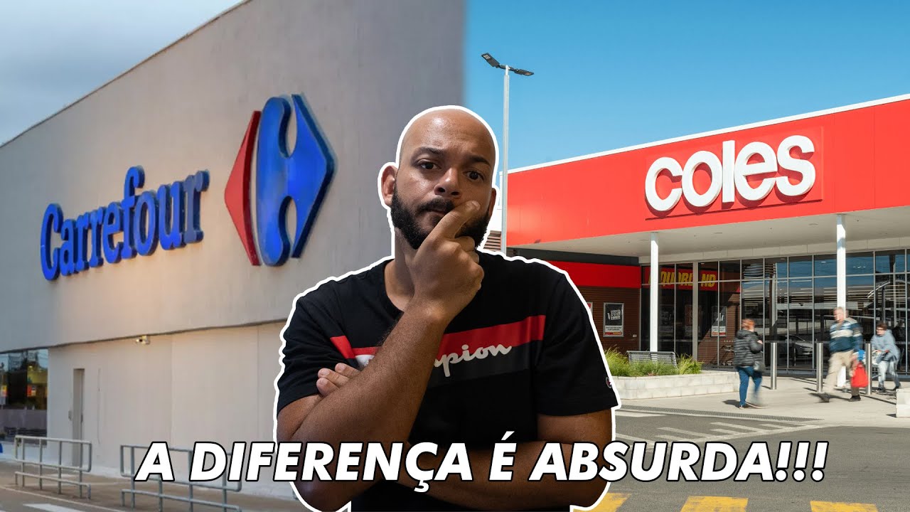 Preço do SUPERMERCADO na AUSTRÁLIA x BRASIL (É MUITO DIFERENTE!!!)