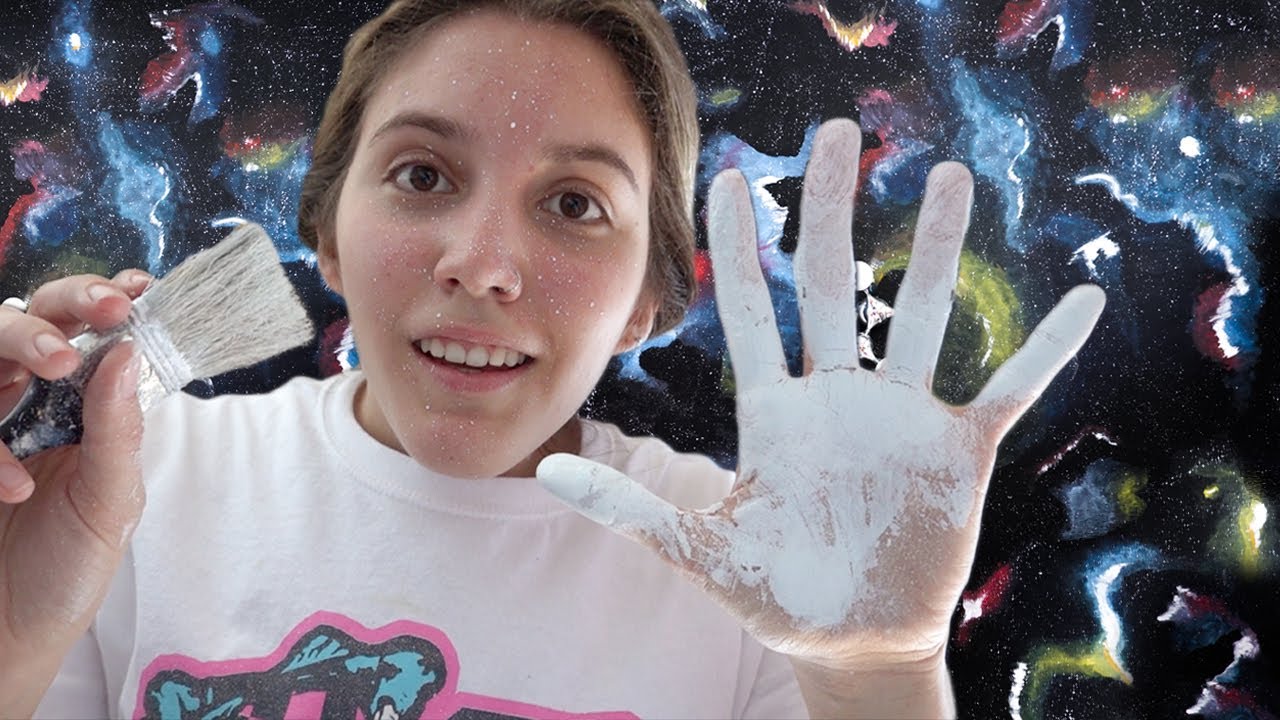 PINTANDO EL UNIVERSO EN MI TECHO