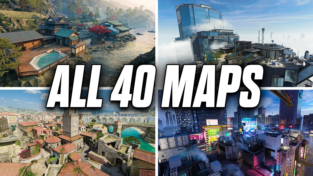 Call of Duty: Black Ops 7 - All 40 Multiplayer Maps (Launch - Season 4 Reloaded)