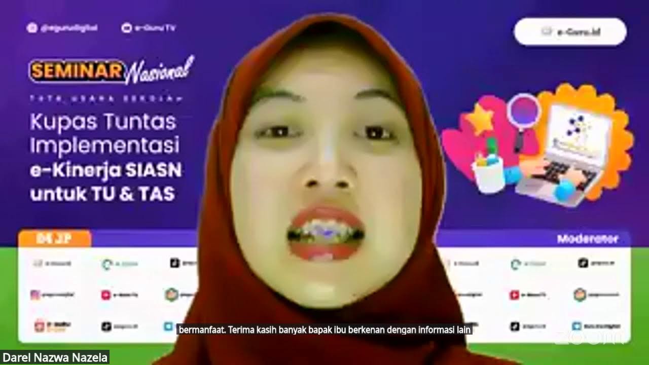 SEMINAR NASIONAL : Kupas Tuntas Implementasi e-Kinerja SIASN untuk TU & TAS