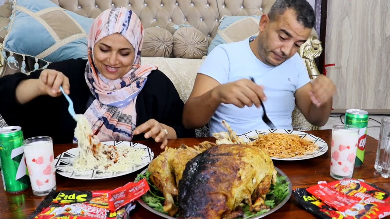 تحدي اكل/دمار شامل ولاول مره على القناه🥴 تحدي اندومي الكوري3اكس🔥 ونص ديك رومي 8 كيلو يا ويلي على 😱