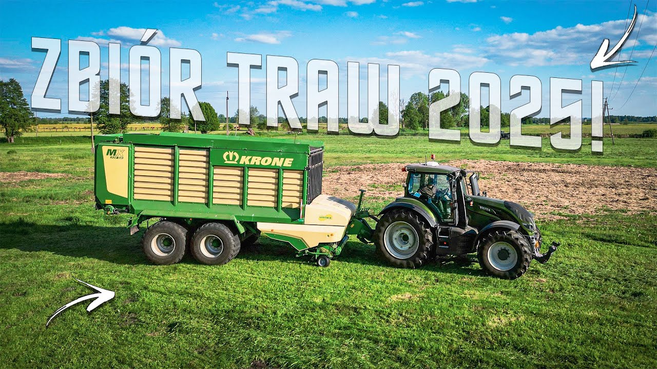 🇵🇱ZBIÓR TRAW 2025! ☆ GR RUPNIAK ☆ I POKOS ✔☆ VALTRA T194\ N123 & KRONE MX330 GD ☆ AW ™