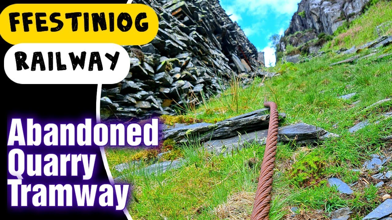 Abandoned Slate Quarry Tramway off the Ffestiniog Railway