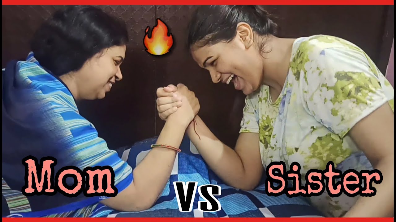 ARM WRESTLING CHALLENGE | Mom vs Sister 😀