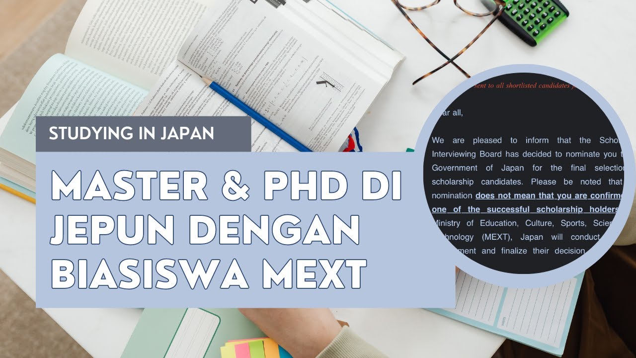 Master dan PhD di Jepun dengan biasiswa MEXT