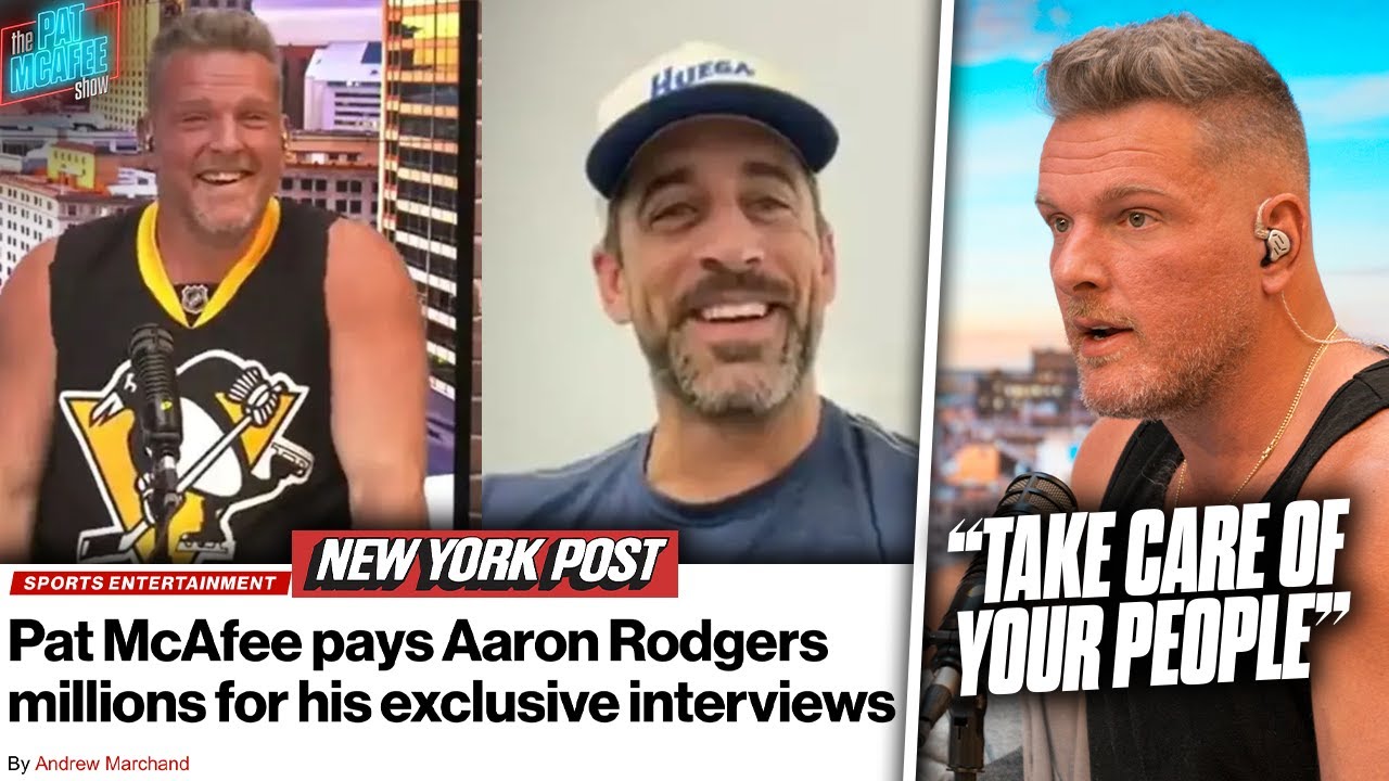 Pat McAfee Responds To Report He Pays Aaron Rodgers 