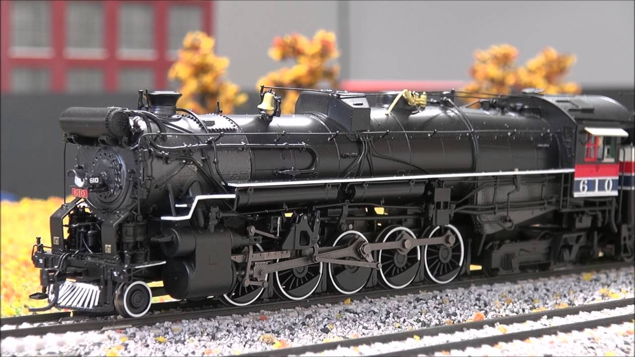 Review: Broadway Limited T&P 2-10-4, #610, Brass Hybrid, Freedom Train, Paragon 3 DCC HO BLI