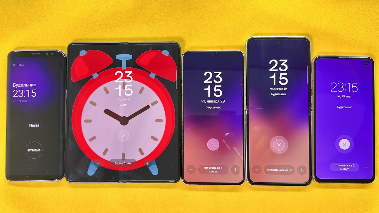 Alarm Clock + Timer, at same time Samsung s8/samsung fold/samsung s21 /samsung S10, Flip