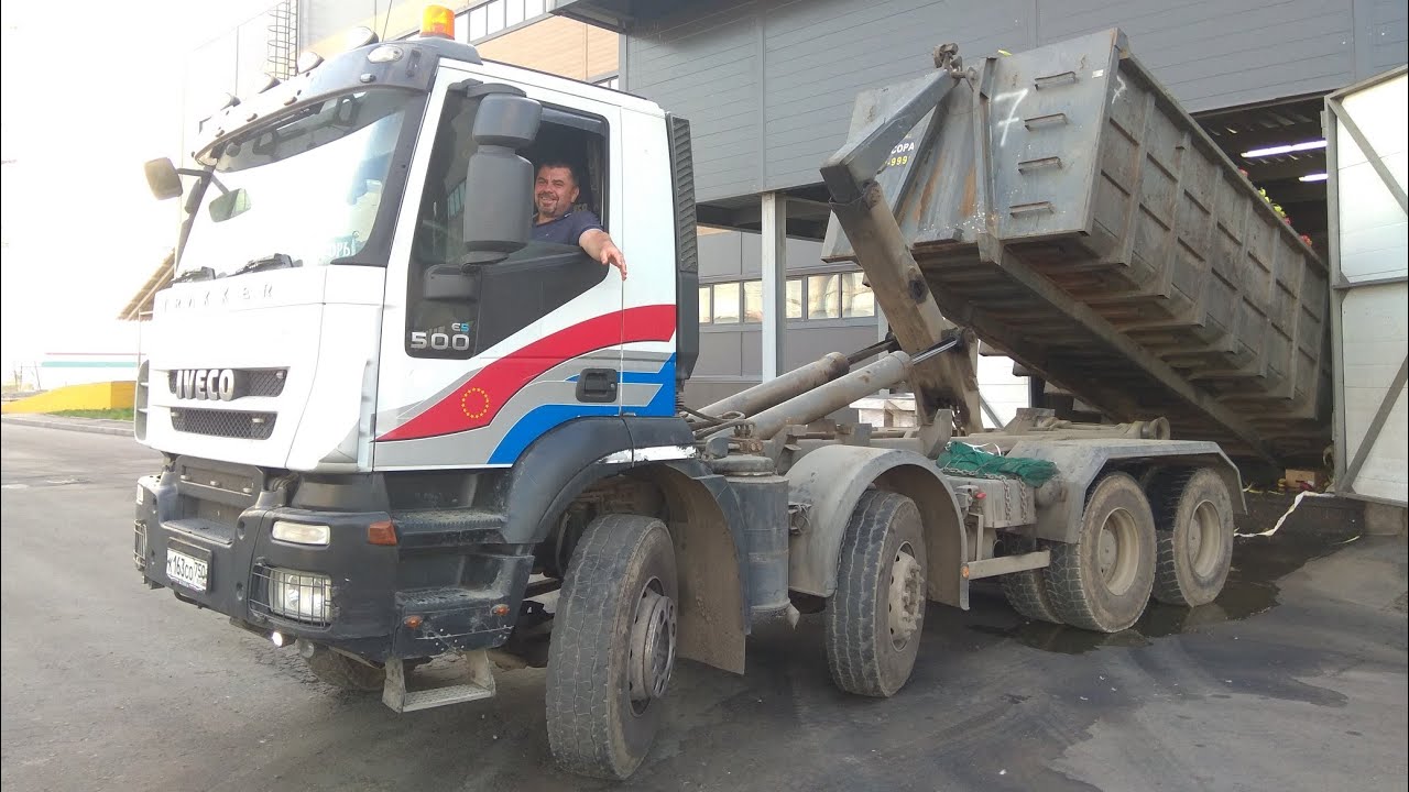 Возим овощи, фрукты фермам на мультилифте( IVECO TRAKKER)