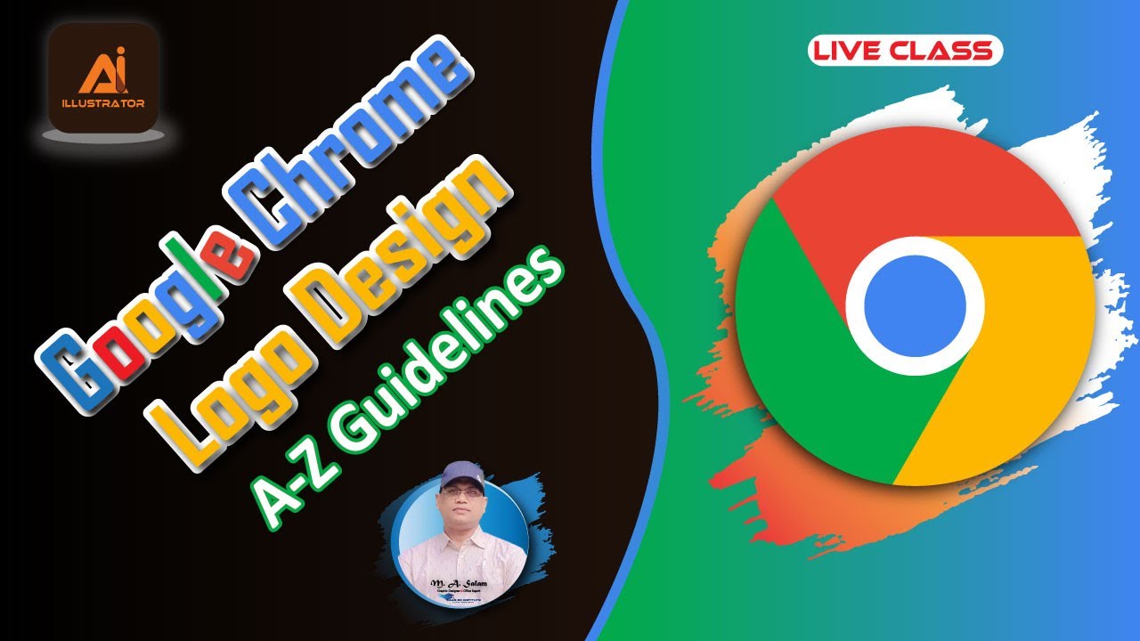 Google Chrome Logo Design in Adobe Illustrator || A-Z Guidelines || MAS bd Institute