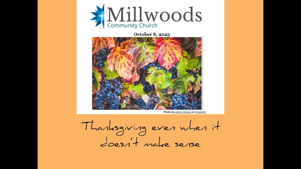Thanksgiving even when it doesn't make sense