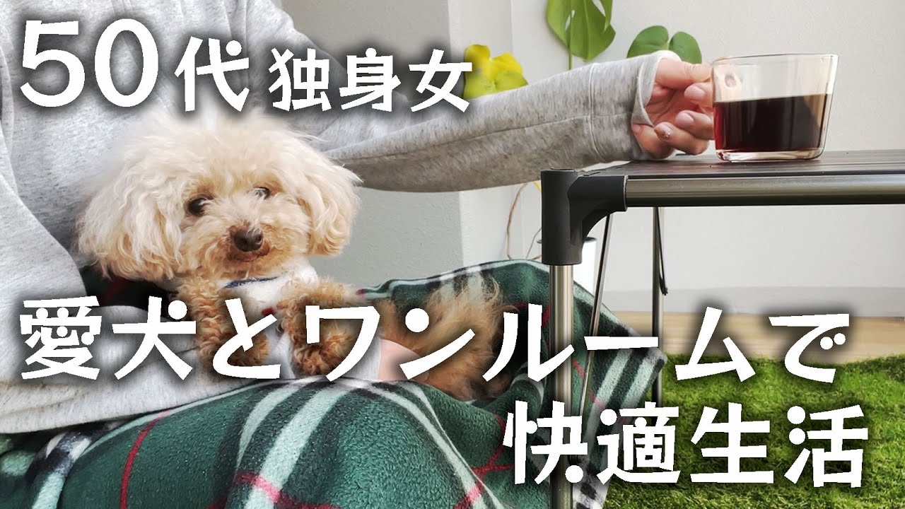 50代独身女、愛犬とワンルームで快適に過ごすためにベランダに人工芝を敷く