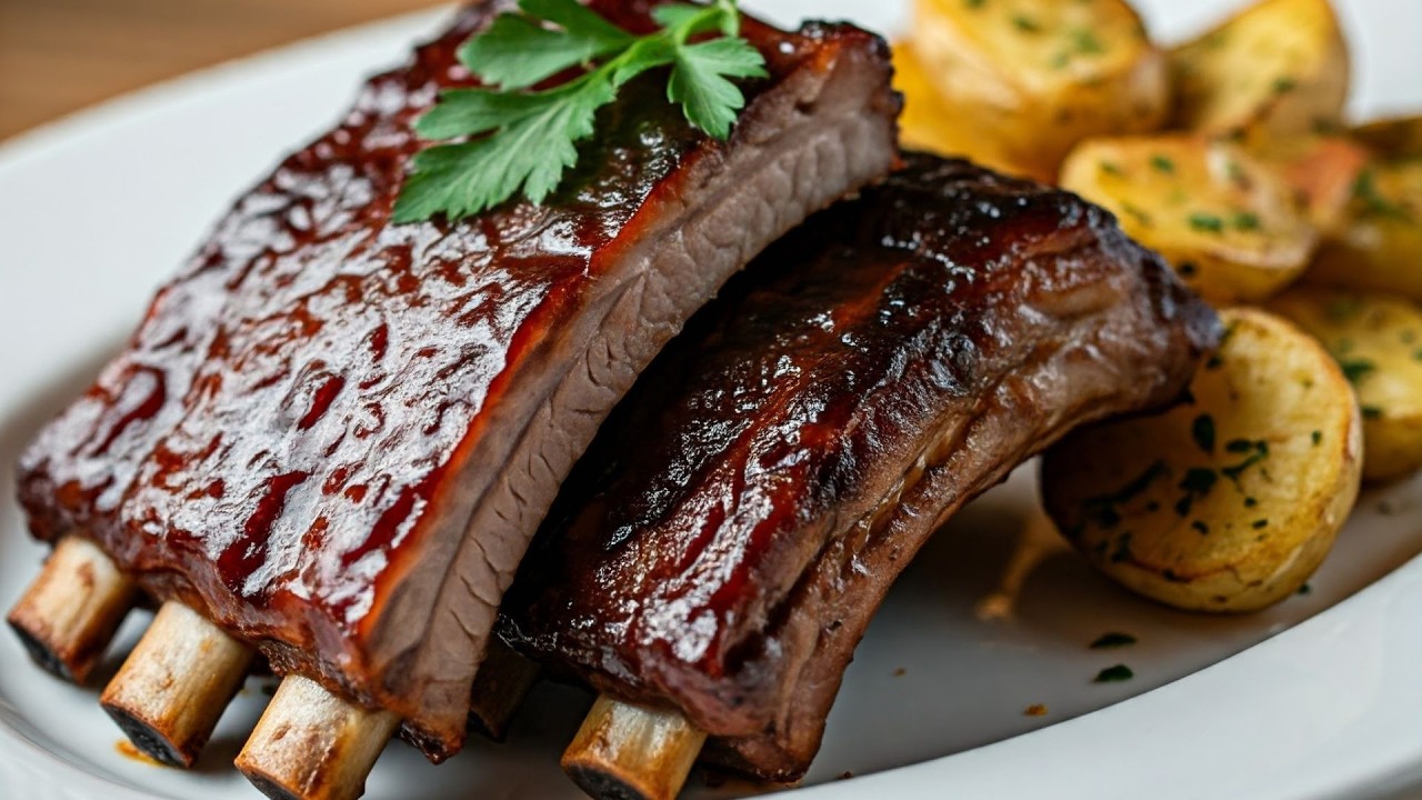 Cómo hacer Costillas Al Horno Con Patatas🍖 [Paso a Paso] ✅