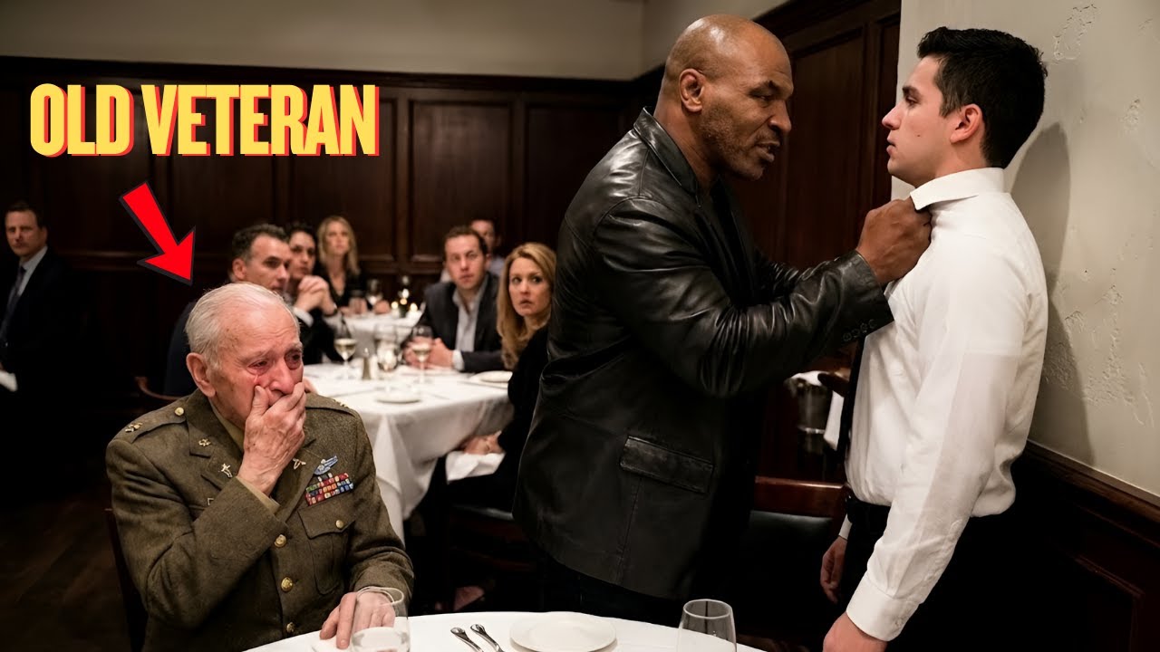 Mike Tyson Was Dining When a Waiter Mocked a War Veteran — The Next 30 Seconds Changed Everything...