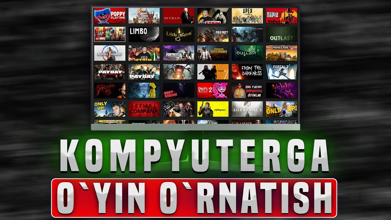 Kompyuterga o'yin o'rnatish / @KiberGaming