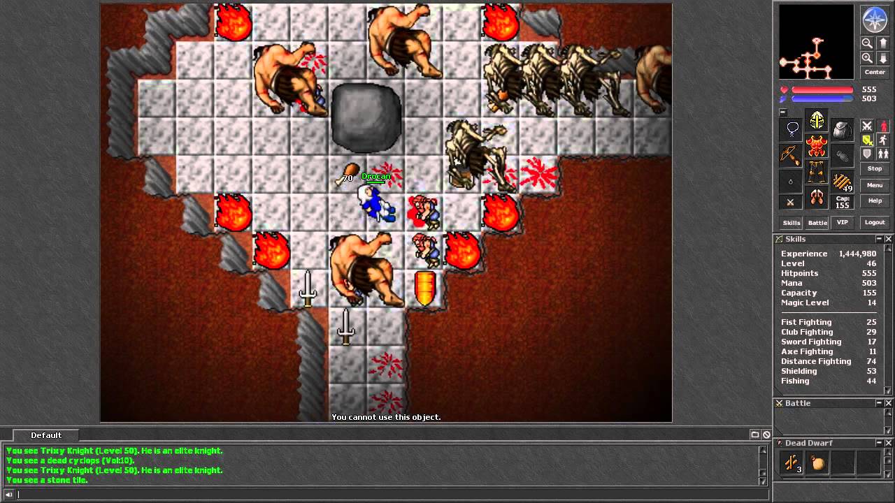 Tibia [7.2] Cyclopolis hunt