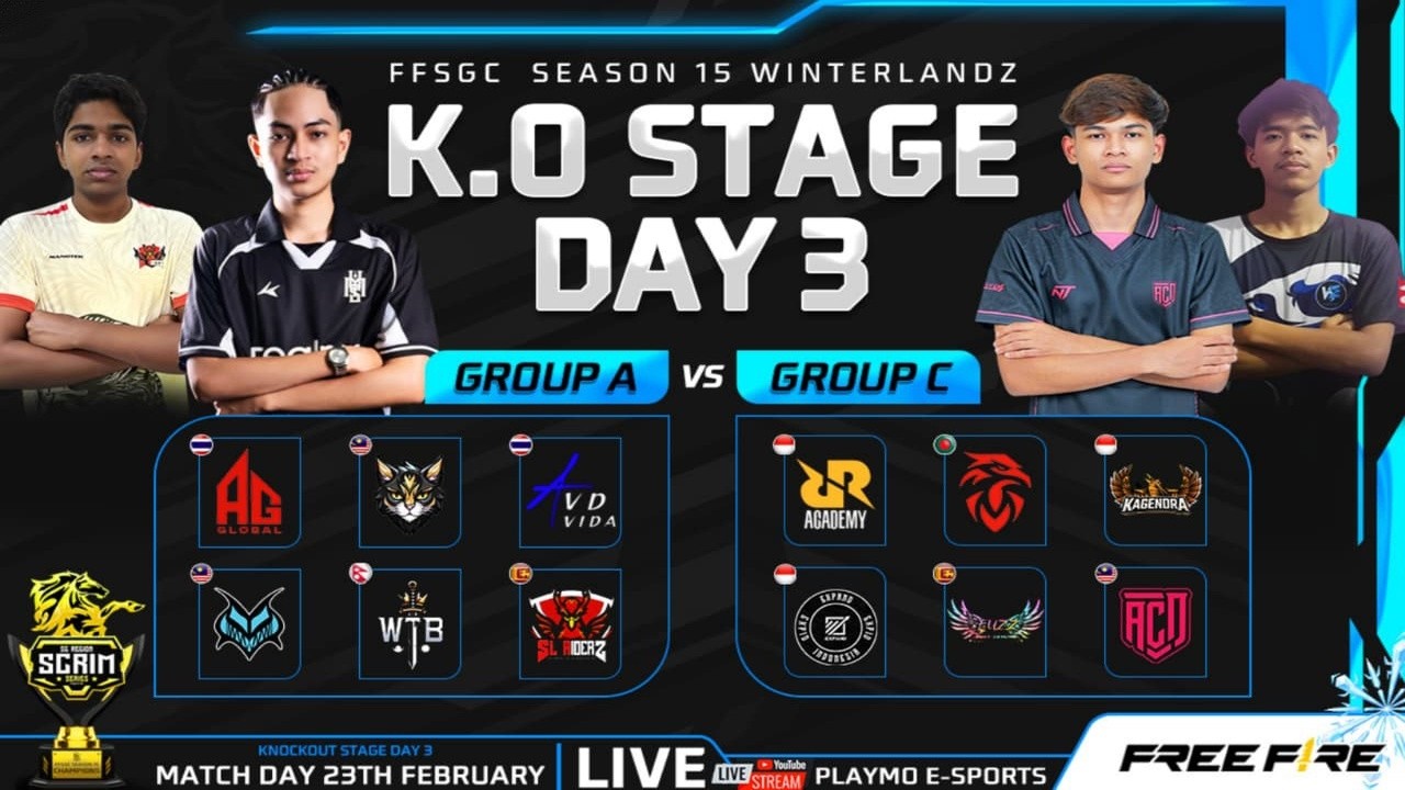 [EN] Knockout Stage Week 1 Day 3 | Group A vs C | FFSGC Season 15