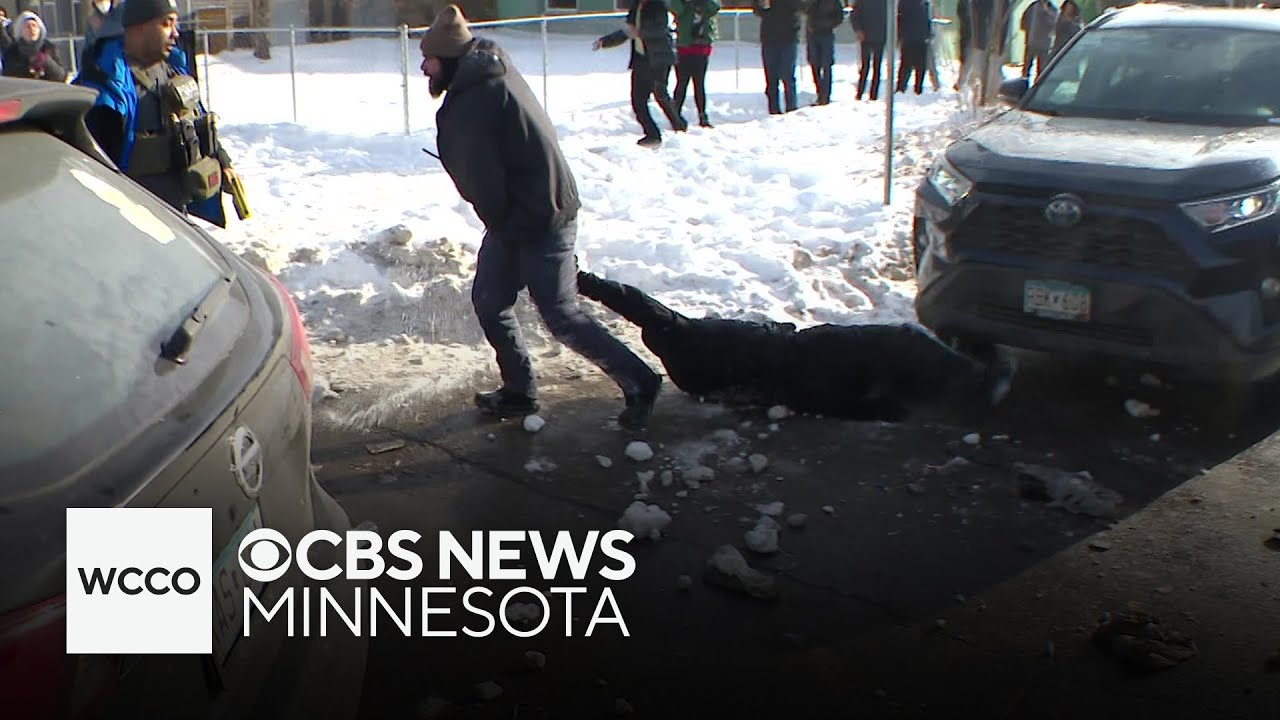 Minneapolis police chief criticizes ICE for dragging woman through street