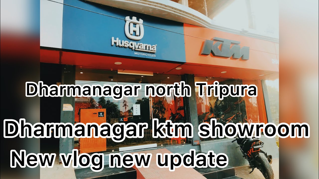 Dharmanagar KTM showroom!! New bike update on road price !! Lab kumar Tripura blog