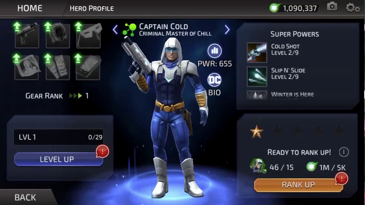 Dc Legends: Unlock Captain Cold (Leonard Snart)