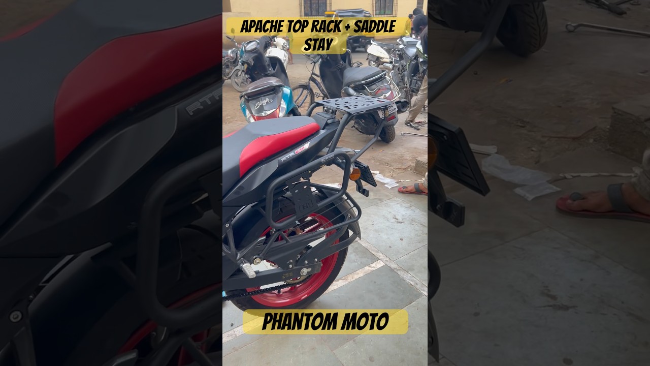 Apache touring modification 💯🔥 #automobile #motorbikeaccessories #motorcycle #apachemodified