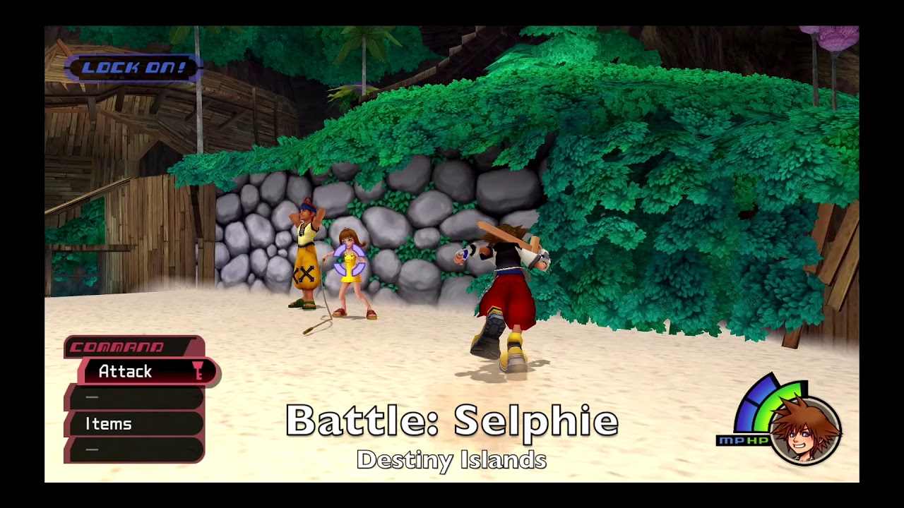 KH Final Mix (KH HD I.5 + II.5 ReMIX - PS4) - Destiny Islands - Battle: Selphie
